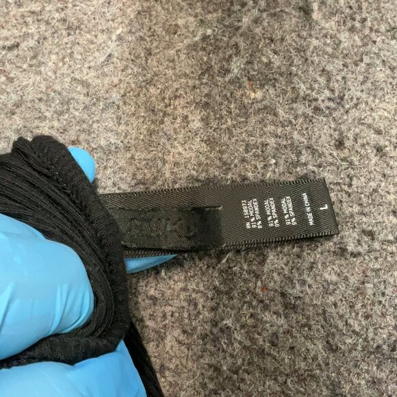 Skims Cotton Rib Tank Dress Black - Picture 6 of 7